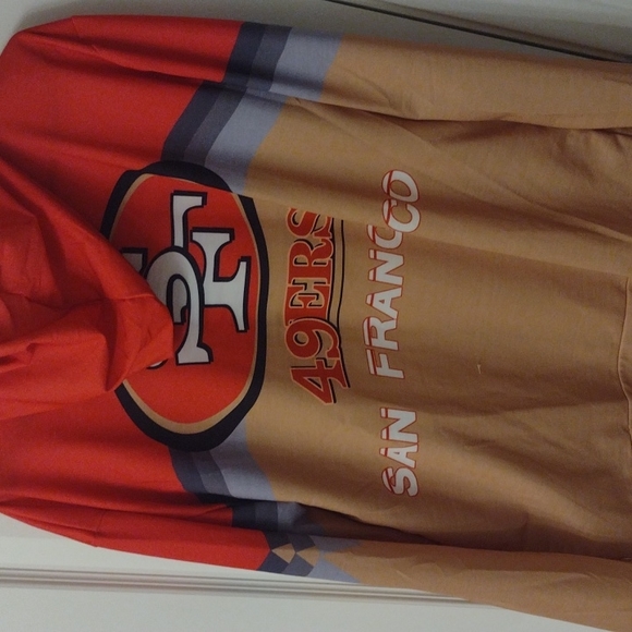 49ers hoodie.NFL,XL, red and gold. Perfect condition. - Picture 4 of 7